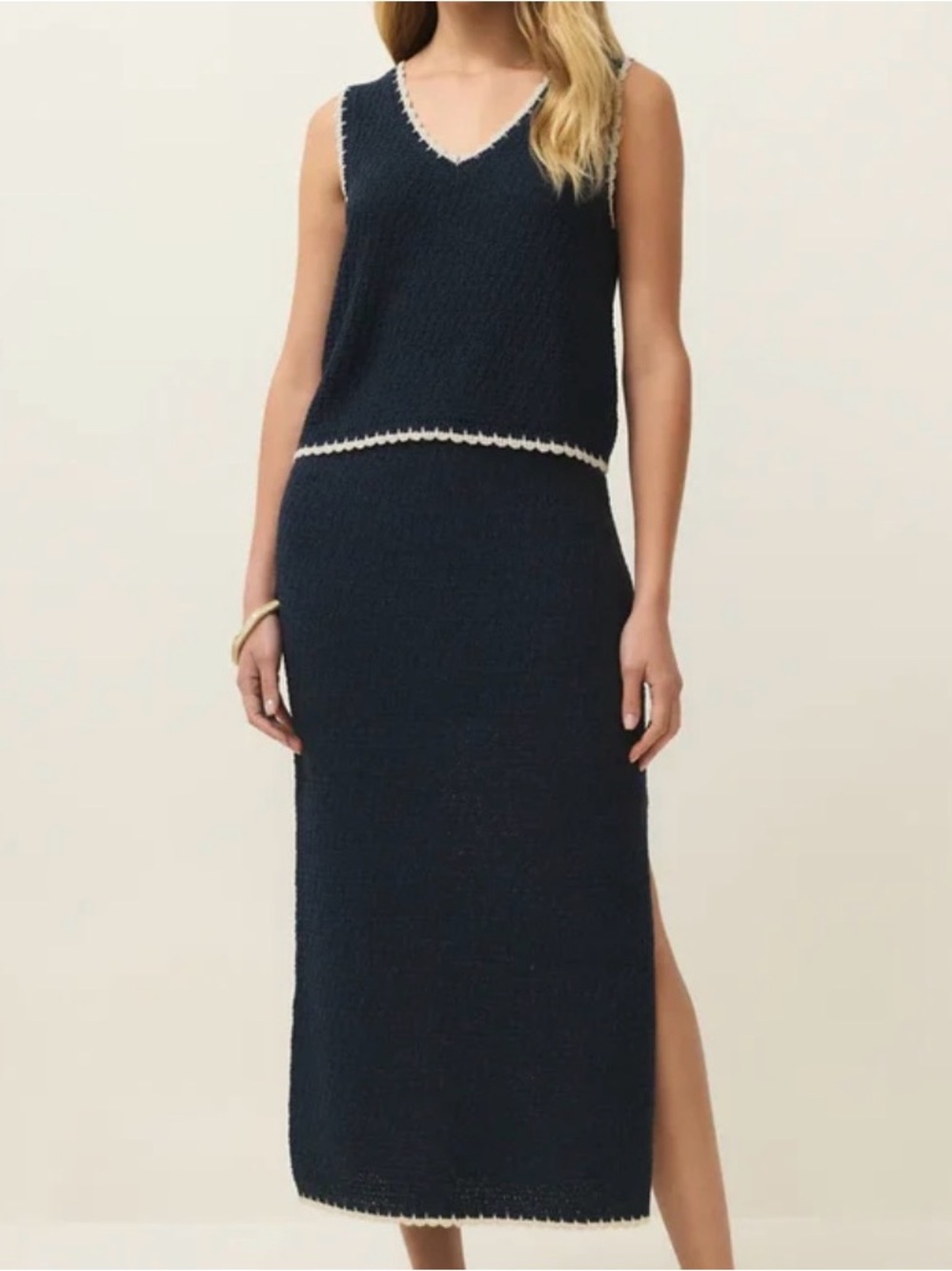 YESSENIA WHIPSTITCH TANK and SKIRT
